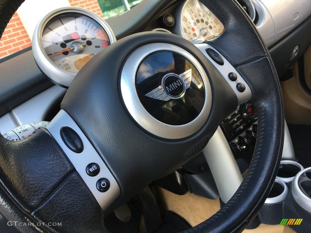2003 Cooper Hardtop - Indi Blue Metallic / Cordoba Beige photo #59