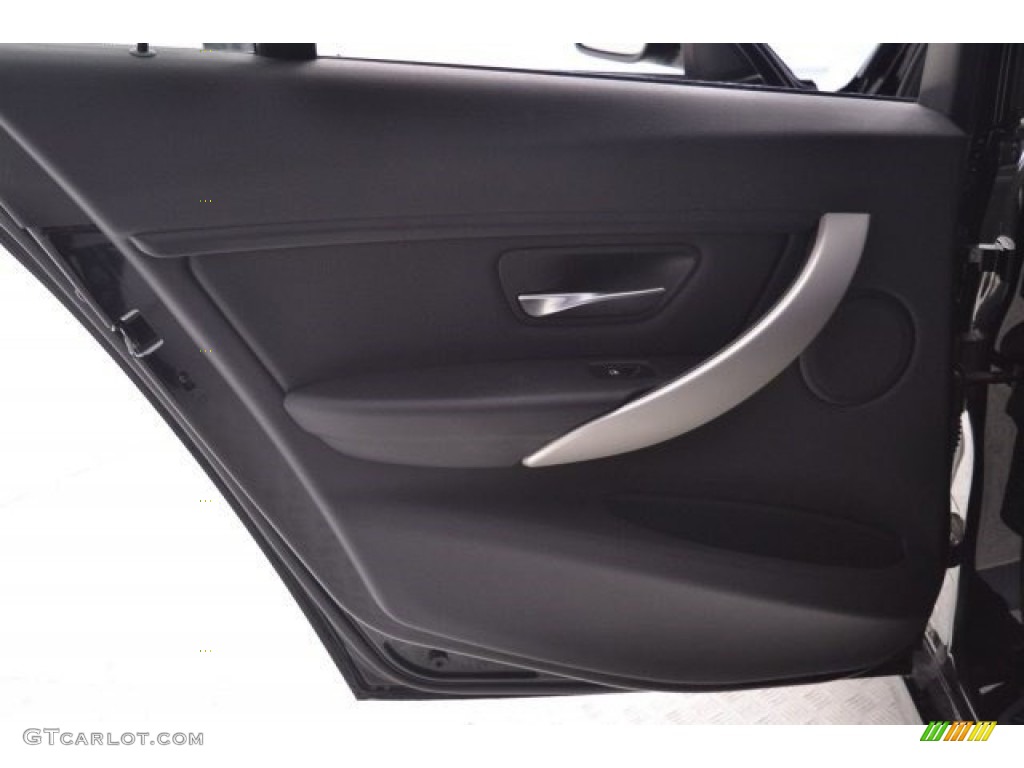 2014 3 Series 320i Sedan - Black Sapphire Metallic / Black photo #20