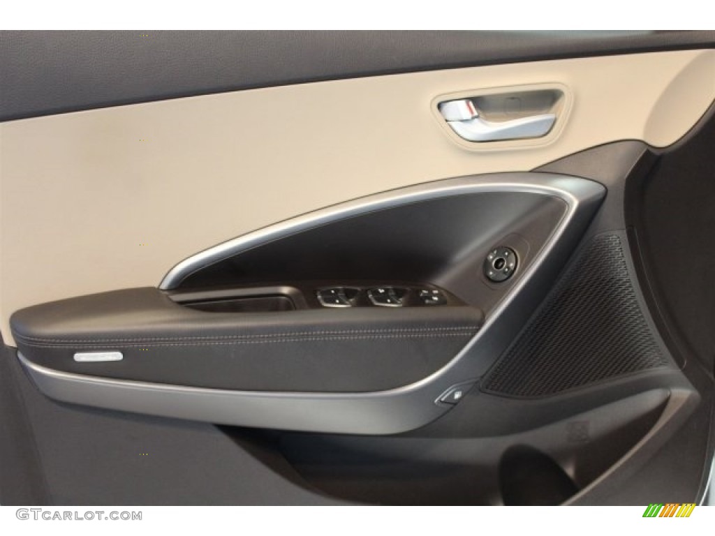 2014 Santa Fe Sport AWD - Frost White Pearl / Beige photo #7