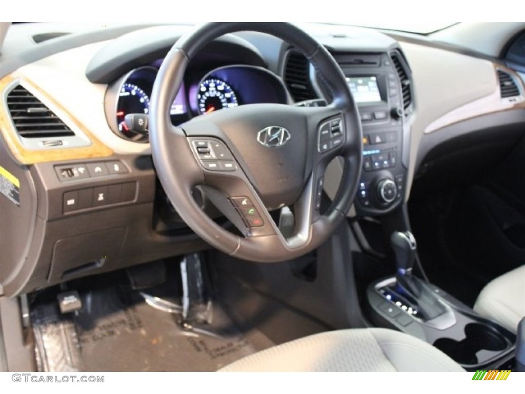 2014 Santa Fe Sport AWD - Frost White Pearl / Beige photo #11