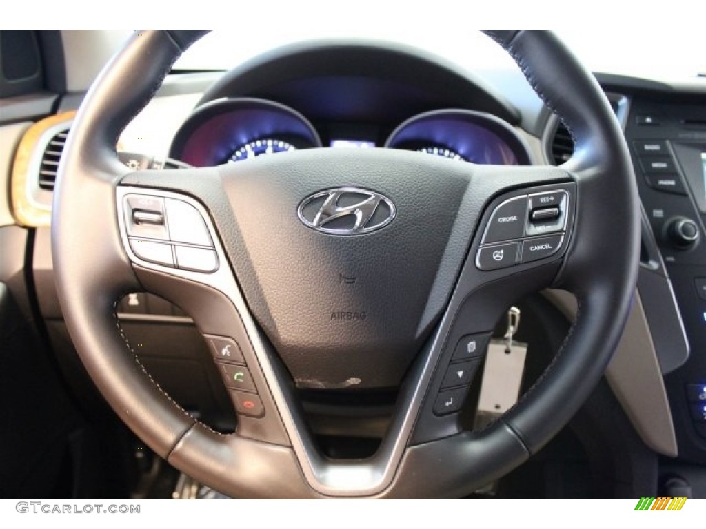 2014 Santa Fe Sport AWD - Frost White Pearl / Beige photo #12