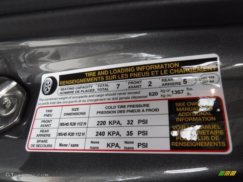 2017 Q7 3.0T quattro Premium Plus - Graphite Gray Metallic / Black photo #44