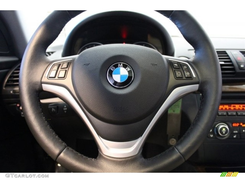 2012 1 Series 128i Coupe - Jet Black / Black photo #12