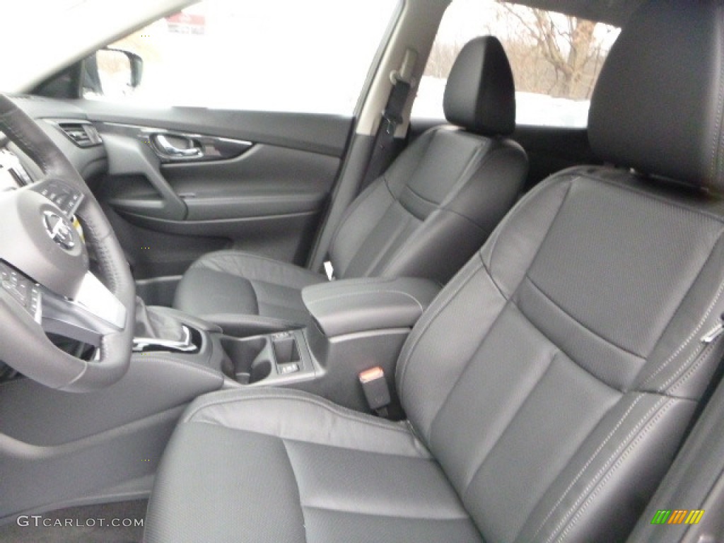 Charcoal Interior 2017 Nissan Rogue SL AWD Photo #118366284