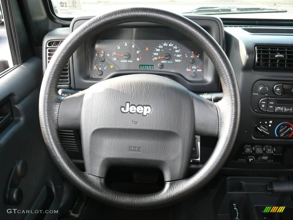 2006 Wrangler Unlimited 4x4 - Black / Dark Slate Gray photo #10