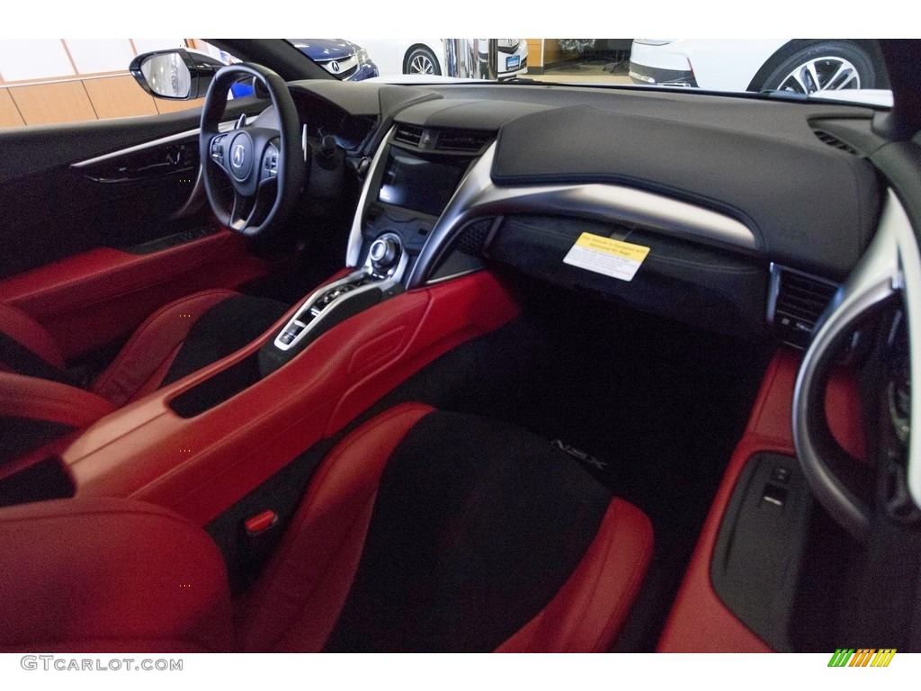 2017 Acura NSX Standard NSX Model Red Dashboard Photo #118366944