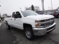 2017 Summit White Chevrolet Silverado 2500HD Work Truck Double Cab 4x4  photo #7