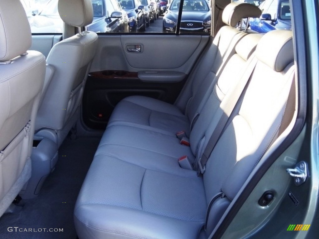 2007 Highlander V6 - Oasis Green Pearl / Ivory Beige photo #9