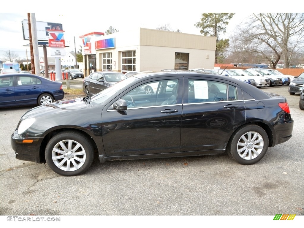 2010 Sebring Limited Sedan - Brilliant Black Crystal Pearl / Dark Slate Gray photo #11