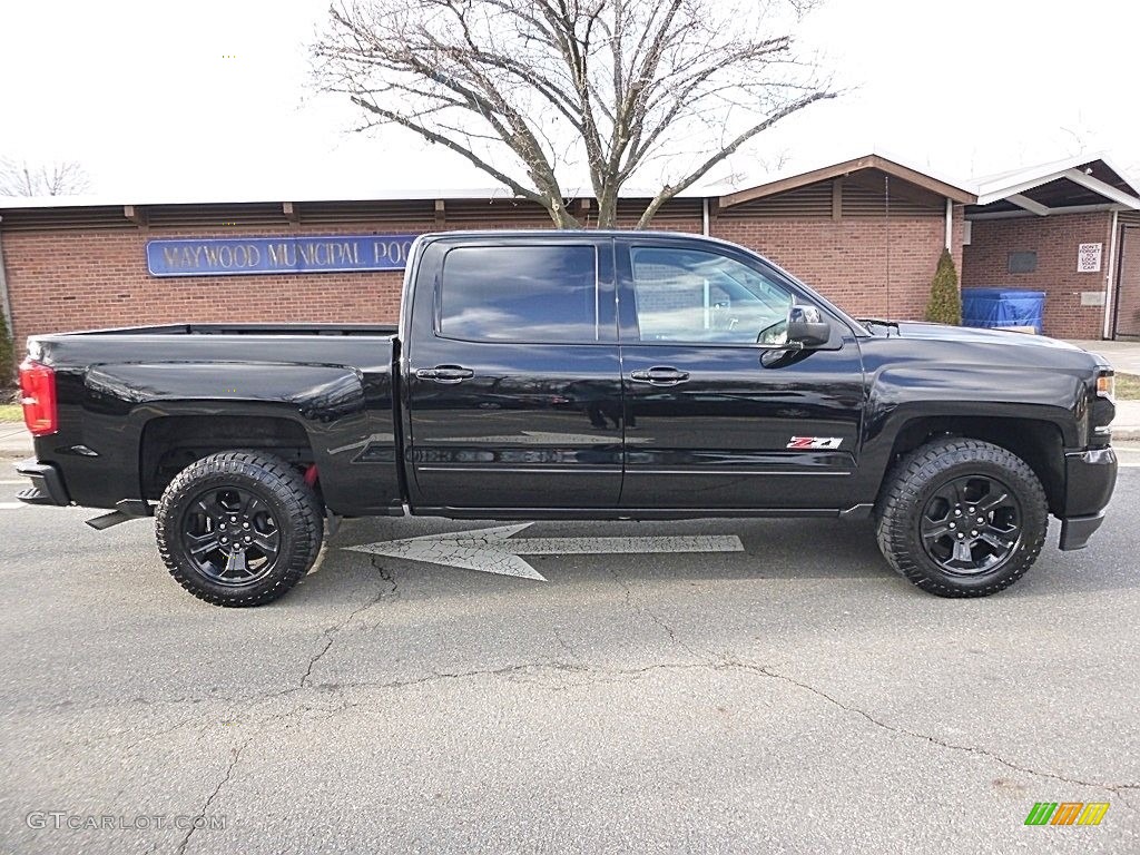 2016 Silverado 1500 LTZ Z71 Crew Cab 4x4 - Black / Jet Black photo #6