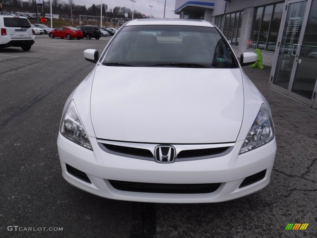 2006 Accord LX V6 Sedan - Taffeta White / Ivory photo #5