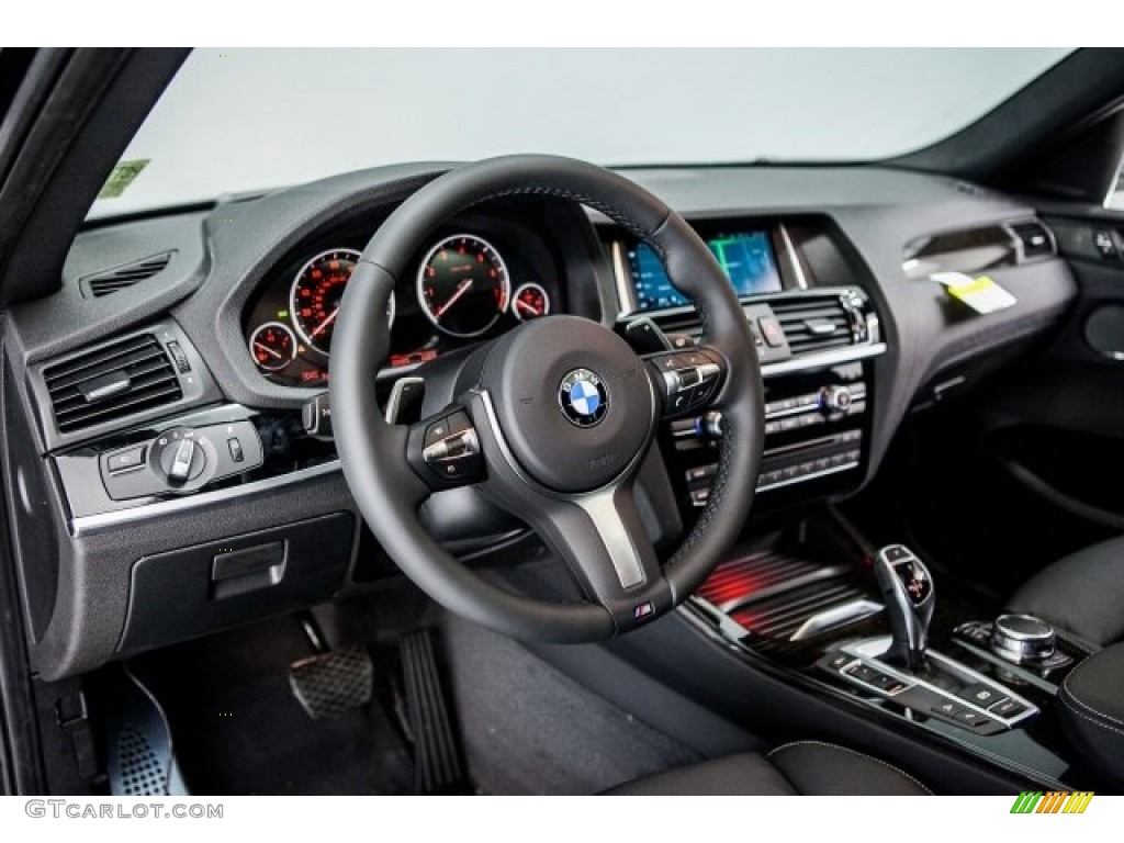 2017 BMW X4 xDrive28i Black Dashboard Photo #118371750