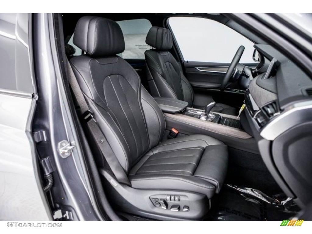 Black Interior 2017 BMW X5 xDrive50i Photo #118372155