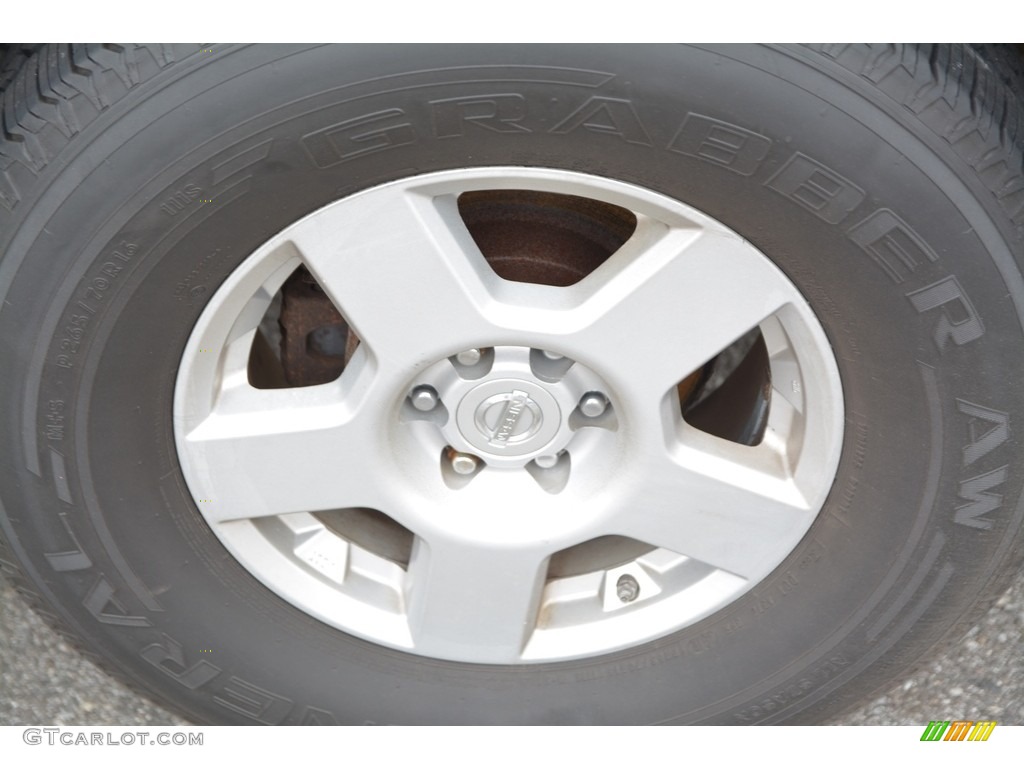 2005 Frontier SE King Cab 4x4 - Radiant Silver Metallic / Nismo Charcoal photo #23