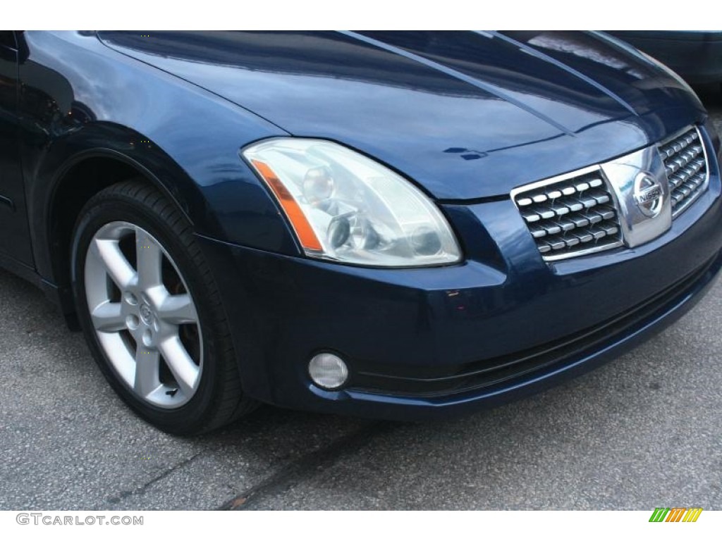 2004 Maxima 3.5 SE - Majestic Blue Metallic / Frost Gray photo #4