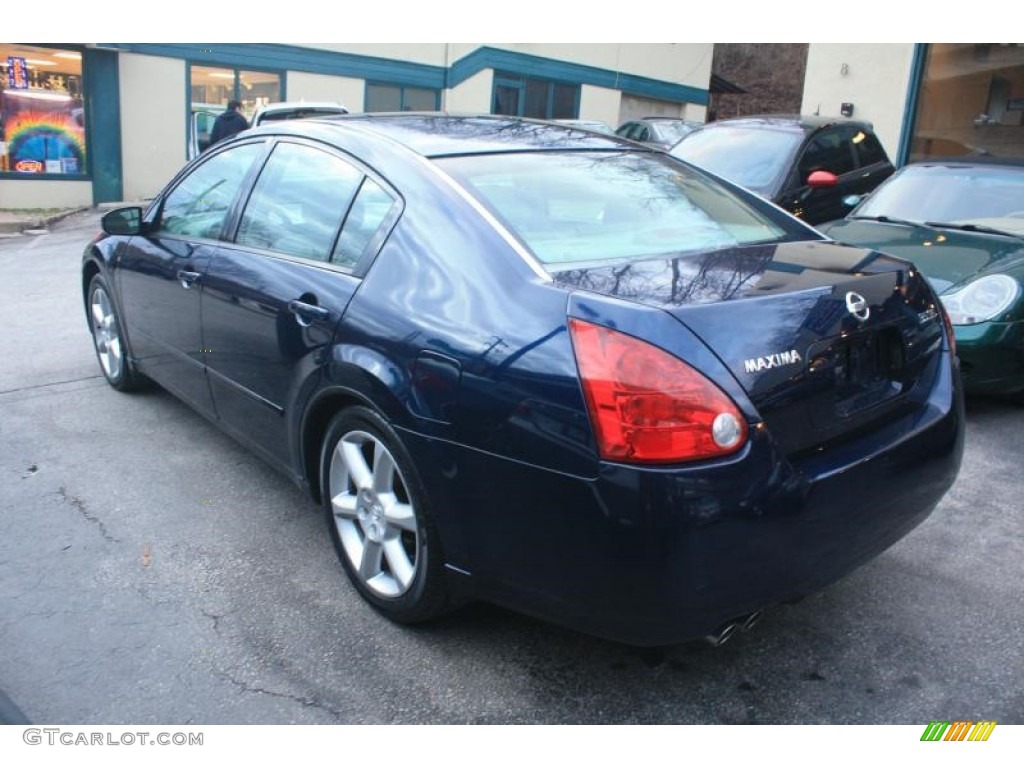 2004 Maxima 3.5 SE - Majestic Blue Metallic / Frost Gray photo #9