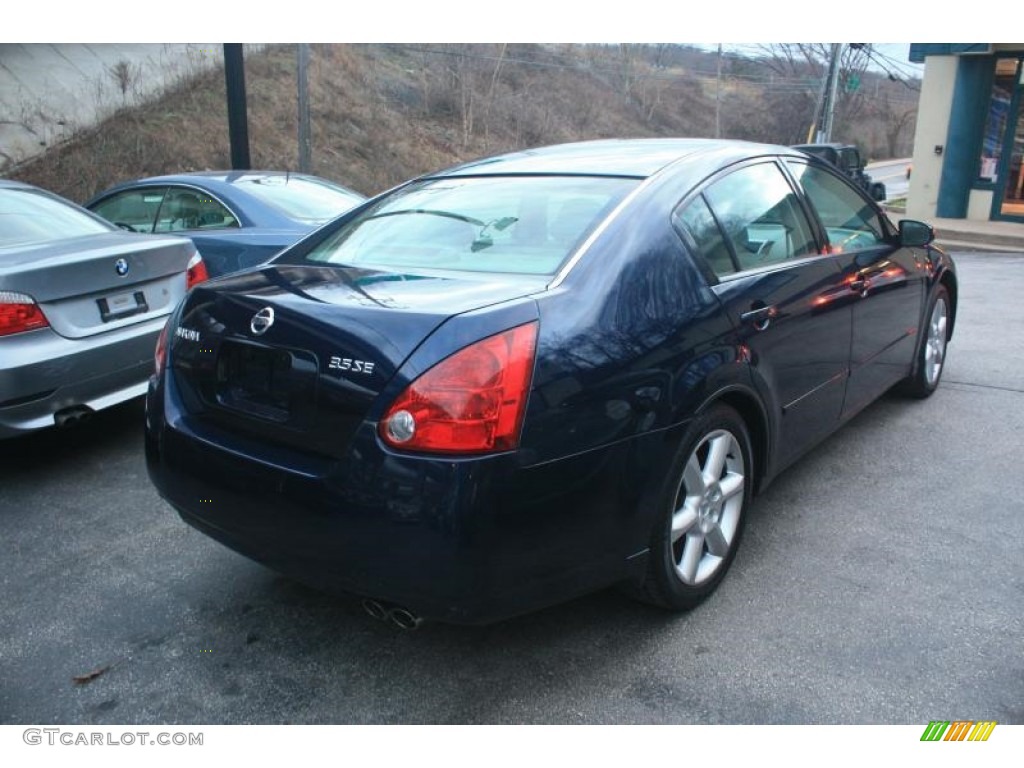 2004 Maxima 3.5 SE - Majestic Blue Metallic / Frost Gray photo #11
