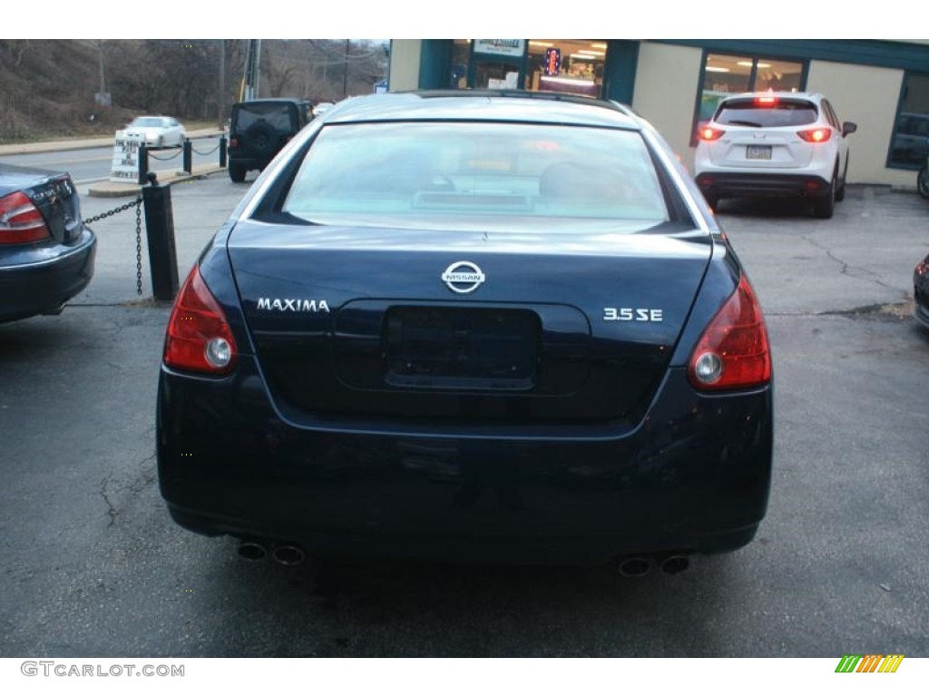 2004 Maxima 3.5 SE - Majestic Blue Metallic / Frost Gray photo #13