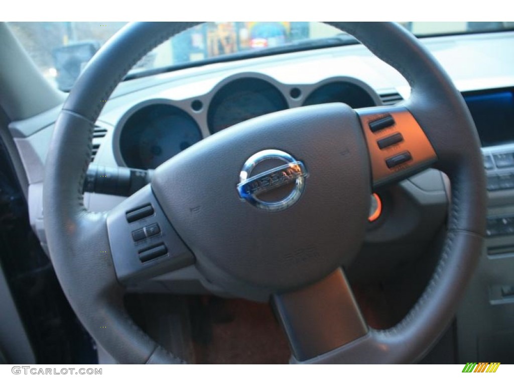 2004 Maxima 3.5 SE - Majestic Blue Metallic / Frost Gray photo #22