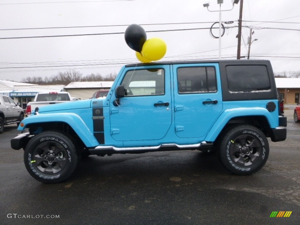 2017 Wrangler Unlimited Freedom Edition 4x4 - Chief Blue / Black photo #3