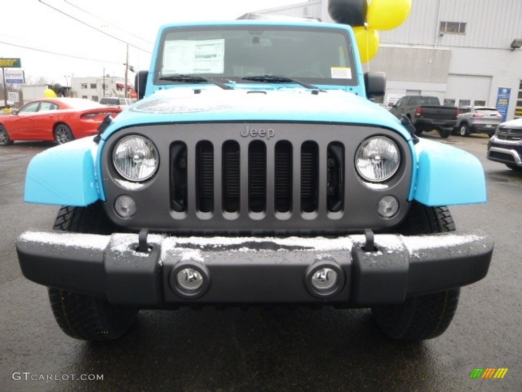 2017 Wrangler Unlimited Freedom Edition 4x4 - Chief Blue / Black photo #9