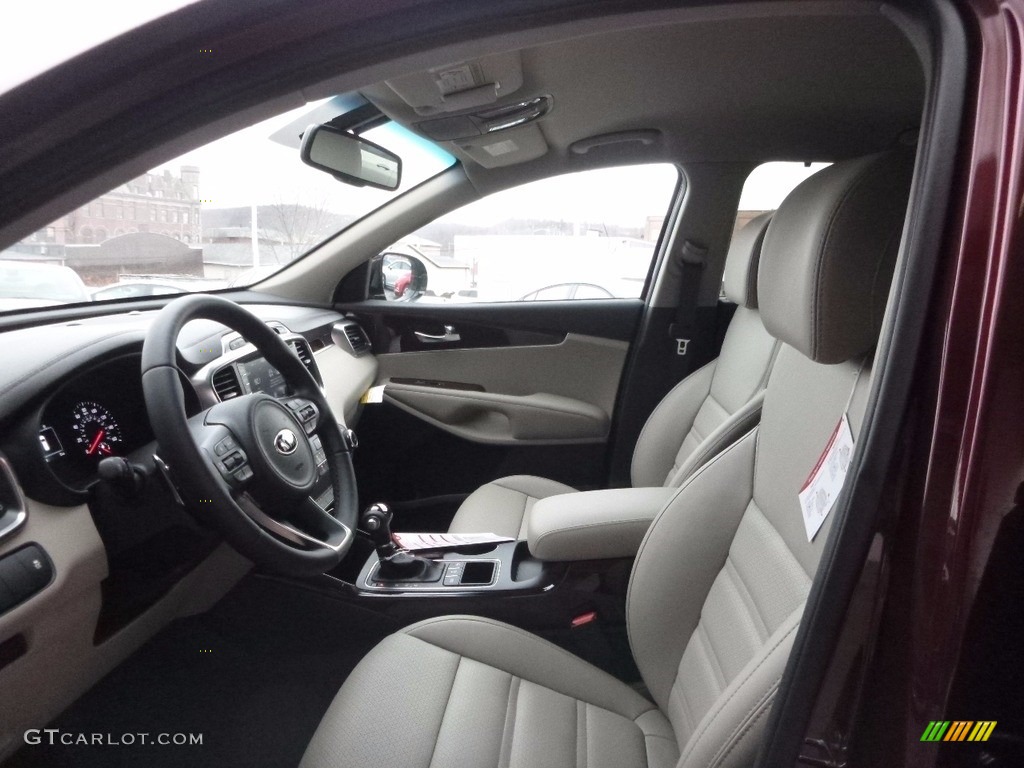 Stone Beige Interior 2017 Kia Sorento EX AWD Photo #118376541