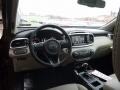 2017 Kia Sorento Stone Beige Interior Dashboard Photo
