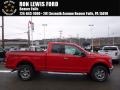 2017 Race Red Ford F150 XLT SuperCab 4x4  photo #1