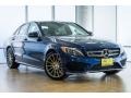 2017 Brilliant Blue Metallic Mercedes-Benz C 300 Sedan  photo #12