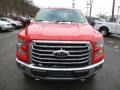 2017 Race Red Ford F150 XLT SuperCab 4x4  photo #7