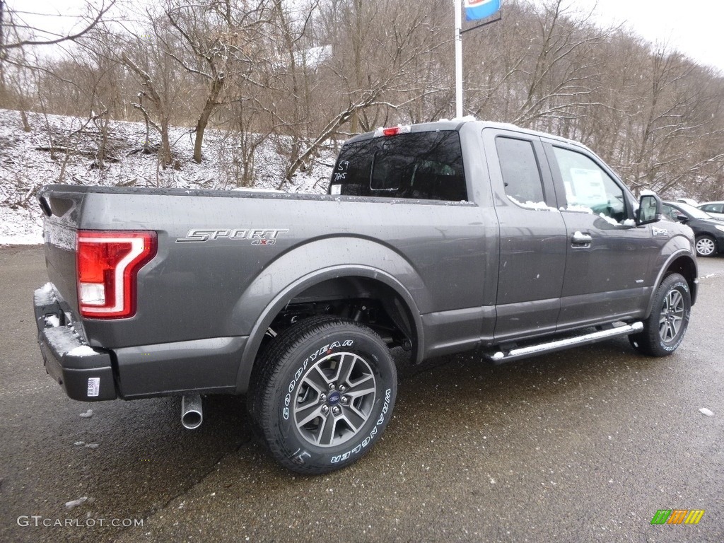 2017 F150 XLT SuperCab 4x4 - Magnetic / Black photo #2