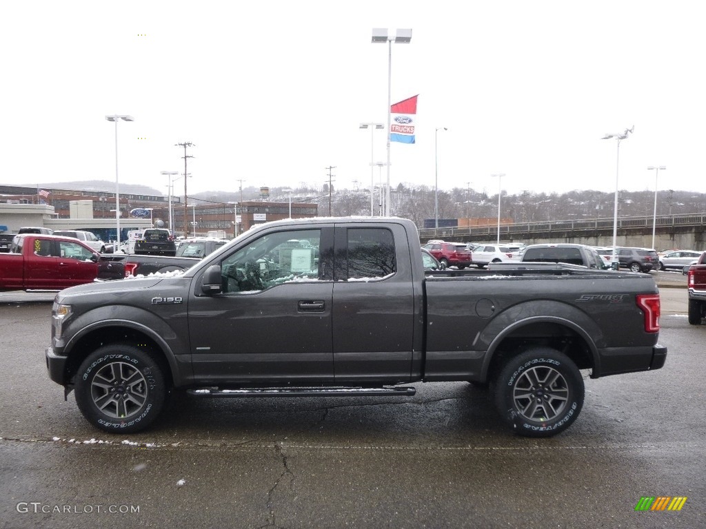 2017 F150 XLT SuperCab 4x4 - Magnetic / Black photo #5