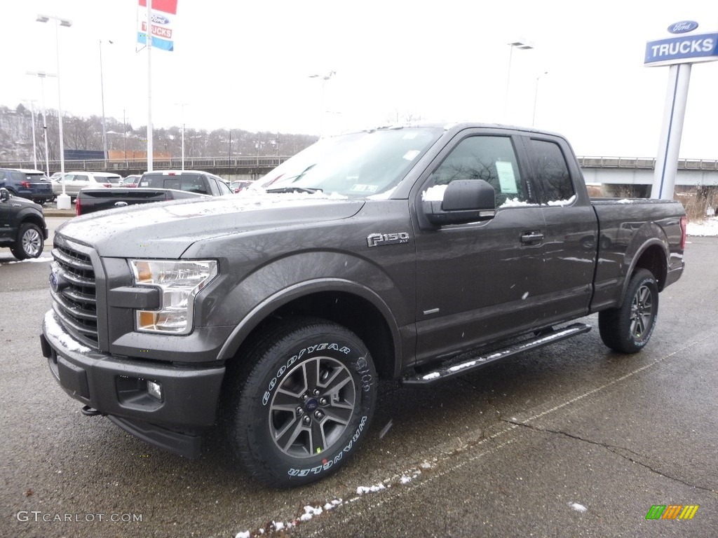 2017 F150 XLT SuperCab 4x4 - Magnetic / Black photo #6