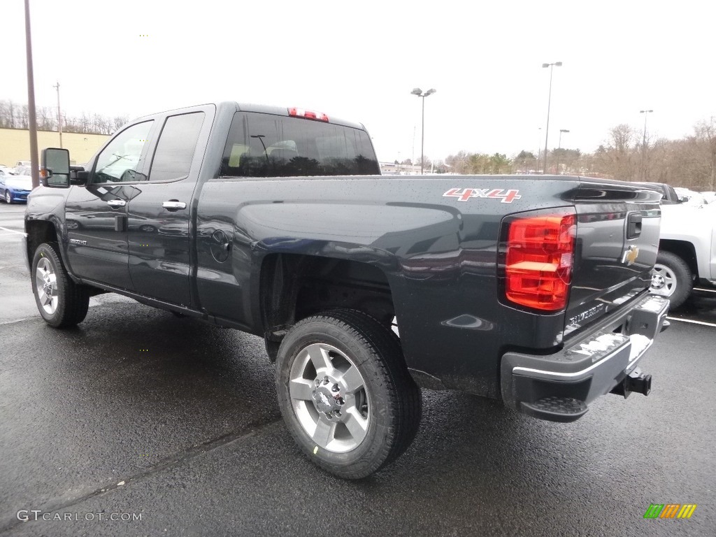 2017 Silverado 2500HD Work Truck Double Cab 4x4 - Graphite Metallic / Dark Ash/Jet Black photo #8