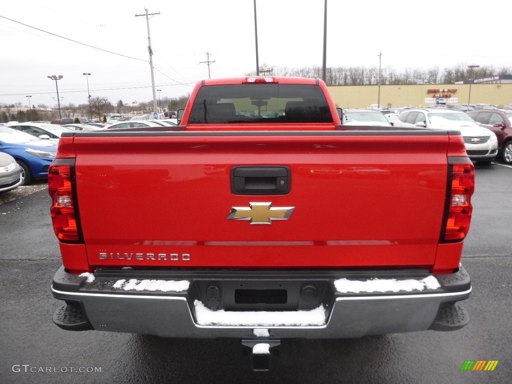 2017 Silverado 2500HD Work Truck Double Cab 4x4 - Red Hot / Dark Ash/Jet Black photo #7