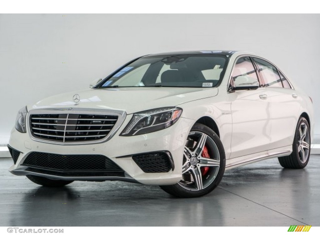 designo Diamond White Metallic 2017 Mercedes-Benz S 63 AMG 4Matic Sedan Exterior Photo #118381806