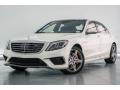 designo Diamond White Metallic 2017 Mercedes-Benz S 63 AMG 4Matic Sedan Exterior