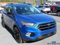 2017 Lightning Blue Ford Escape SE 4WD  photo #7