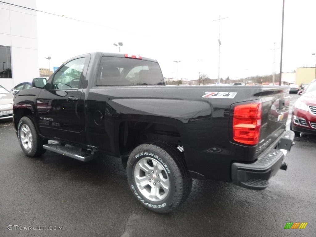 2017 Silverado 1500 LT Regular Cab 4x4 - Black / Jet Black photo #9