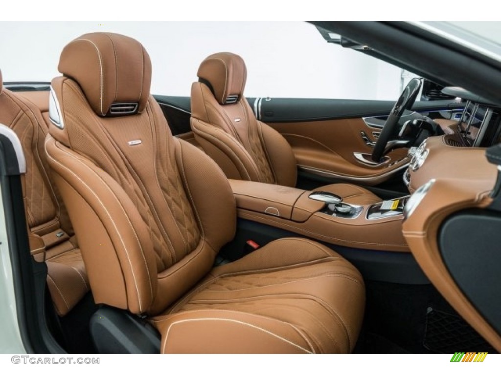 designo Saddle Brown/Black Interior 2017 Mercedes-Benz S 63 AMG 4Matic Cabriolet Photo #118382310