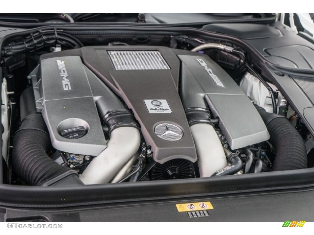 2017 Mercedes-Benz S 63 AMG 4Matic Cabriolet 5.5 Liter AMG biturbo DOHC 32-Valve VVT V8 Engine Photo #118382559