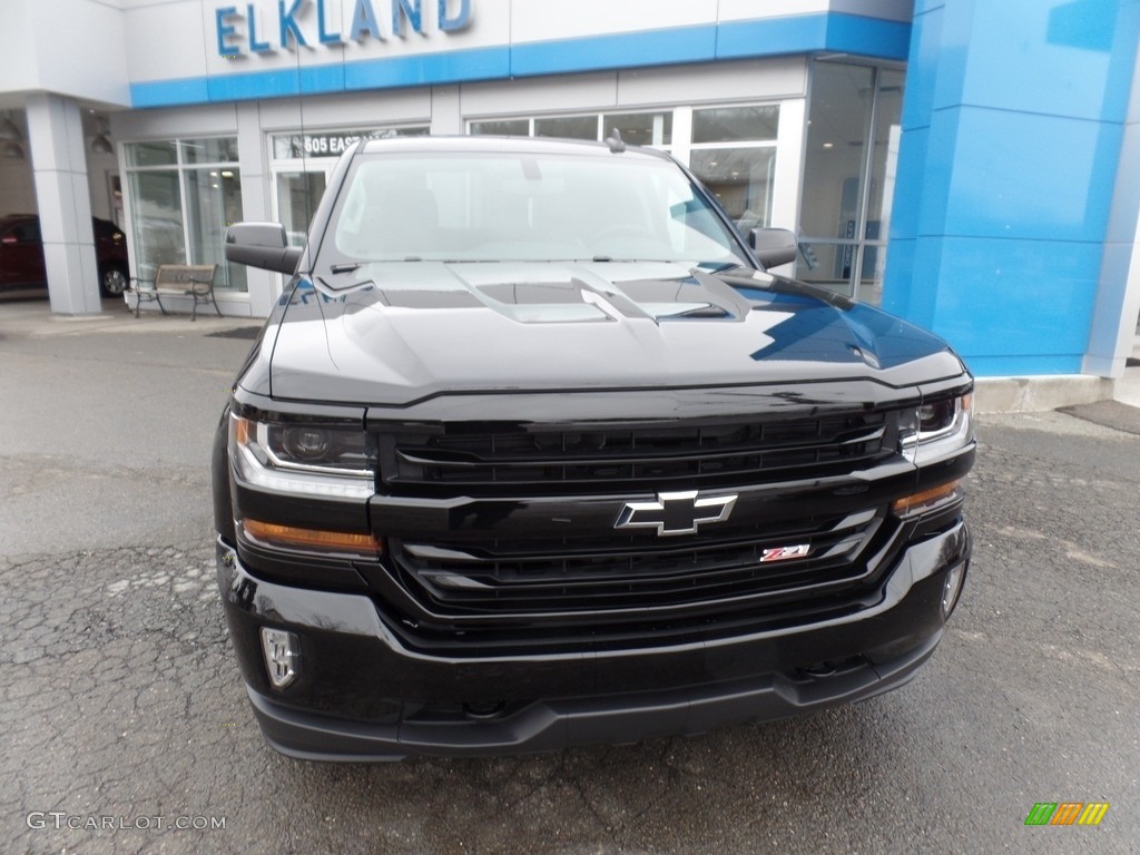 2017 Silverado 1500 LT Double Cab 4x4 - Black / Jet Black photo #2