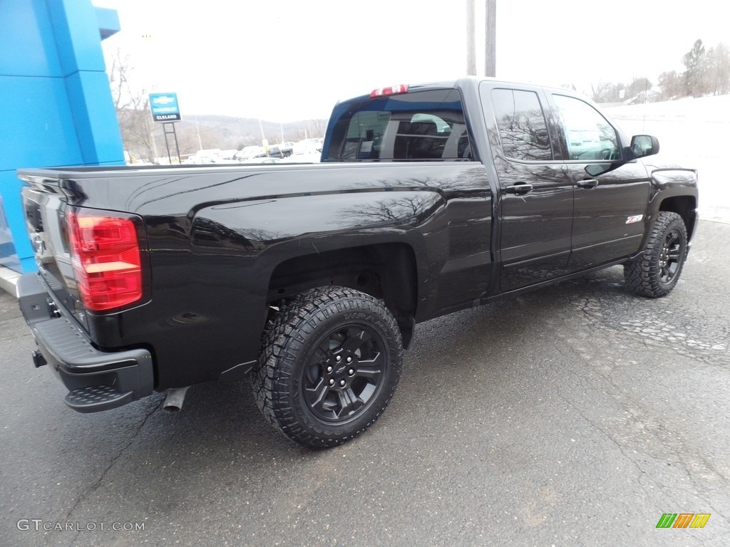 2017 Silverado 1500 LT Double Cab 4x4 - Black / Jet Black photo #9