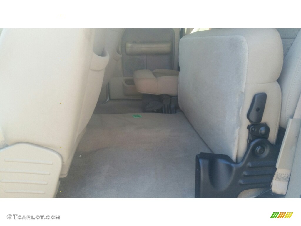 2005 F150 Lariat SuperCab - Oxford White / Tan photo #15