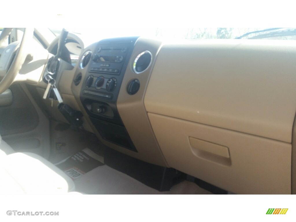 2005 F150 Lariat SuperCab - Oxford White / Tan photo #18