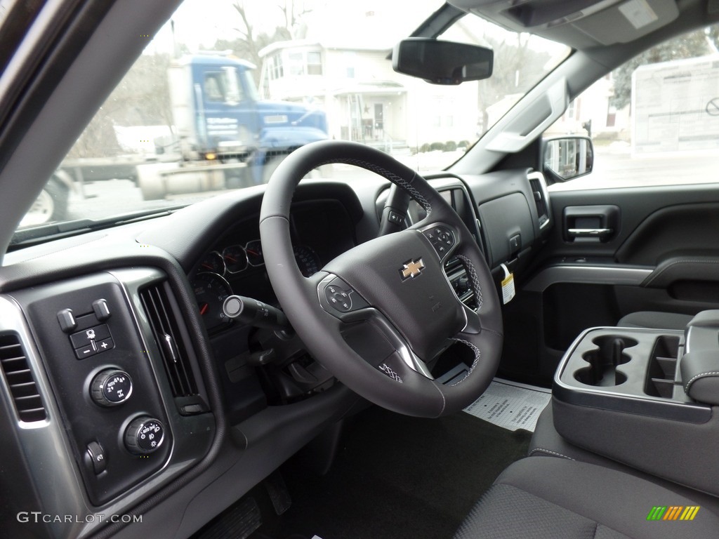 2017 Silverado 1500 LT Double Cab 4x4 - Black / Jet Black photo #28