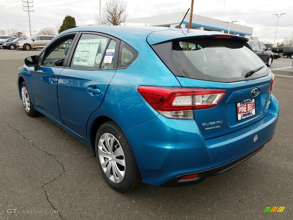 2017 Impreza 2.0i 5-Door - Island Blue Pearl / Black photo #4