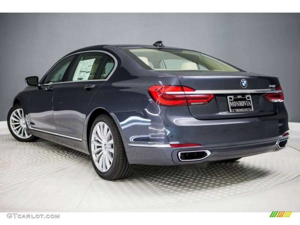 2017 7 Series 740i Sedan - Arctic Gray Metallic / Canberra Beige photo #3
