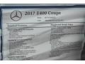 2017 Lunar Blue Metallic Mercedes-Benz E 400 Coupe  photo #11