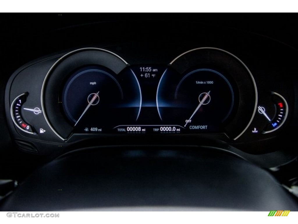2017 BMW 5 Series 530i Sedan Gauges Photo #118386629